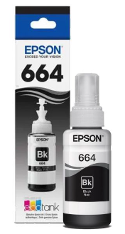 BOTELLA DE TINTA EPSON 664 NEGRO 70ML